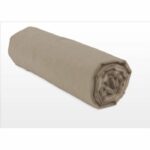 Fitted sheet - HOME LINGE PASSION - HP72125 - 82 g Microfiber - 180 x 200 cm - 30 cm pocket - Beige - Image 2