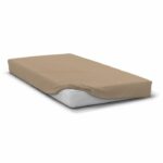 Fitted sheet - HOME LINGE PASSION - HP72126 - 82 g Microfiber - 160 x 200 cm - 30 cm pocket - Beige