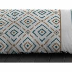 Ethno 220x240cm microfiber duvet set and 2 pillowcases 63x63cm Duck blue - Image 4
