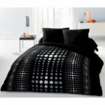 Steevy microfiber duvet set 220x240cm and 2 pillowcases 63x63cm black