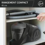 Bagless Canister Vacuum Cleaner - HOOVER - HP320PET - 850 W - 2 L - 75 dBA - Special animals - Image 2