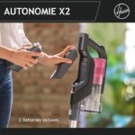Cordless Stick Vacuum Cleaner - HOOVER HF920H - 65 AW - 86 dBA - LED Display - Pink / Grey - Image 5