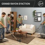 Bagless cylinder vacuum cleaner - HOOVER - HP321PAF - 850 W - 75 dBA - 2 L - Grey - Image 6