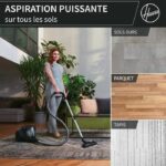 Bagless cylinder vacuum cleaner - HOOVER - HP110HM - 700 W - 78 dBA - 2 L - Blue - Image 5