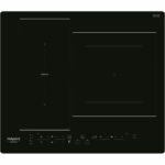 HOTPOINT HB2760BNE - Induction hob - 3 zones - 7200W total - L 59 cmX D 51 cm - Black