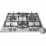 HOTPOINT PNN 641 IX - Gas hob - 4 burners - 8850 W - L 60 x D51 cm - Stainless steel coating