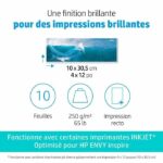 HP - HP Advanced Glossy Photo Paper - 250 g/m2, 4 x 12 inches (101 x 305 mm) - 10 sheets - Image 2