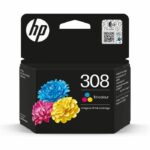 Original HP 308 Tri-Color Ink Cartridge (7FP20UE) for HP Envy 6110, 6120, 6130, 6520, 6530