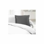 Lovely Home Lot of 2 pillowcases 100% cotton 63x63 cm - Dark gray - Image 2