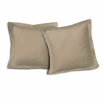 LOVELY HOME Set of 2 Pillowcases 100% cotton 63x63 cm - Beige - Image 2