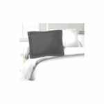 Lovely Home Lot of 2 pillowcases 100% cotton 50x70 cm - Dark gray - Image 2