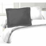 Lovely Home Lot of 2 pillowcases 100% cotton 50x70 cm - Dark gray