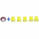 Safety Pack - HTC EQUIPEMENT - 1 15 LED luminous warning disc + 5 XL adult safety vests