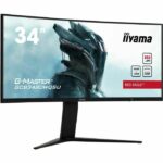 Curved PC screen - IIYAMA - GCB3480WQSU-B1 - 31 VA UWQHD 3440 x 1440 - 0.4ms - 180Hz - 2xHDMI 2xDP - Height adjustable foot