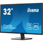 PC Monitor - IIYAMA - X3270QSU-B1 - 31.5 QHD - IPS - 100Hz - 3ms - HDMI/DP/USB HUB - Speakers - VESA 100x100 - Black - Image 3
