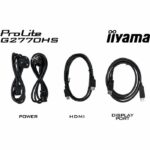 PC Monitor - IIYAMA - G2770HS-B1 - 27 FHD - IPS - 180Hz - 0.2ms - HDMI/DP - Speakers - VESA 100x100 - Black - Image 5