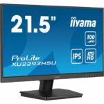 PC Monitor - IIYAMA - XU2293HSU-B7 - 21.5 FHD - IPS - 100Hz - 1ms - HDMI/DP - USB HUB - Speakers - Black – Bild 2