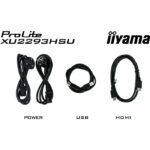 PC Monitor - IIYAMA - XU2293HSU-B7 - 21.5 FHD - IPS - 100Hz - 1ms - HDMI/DP - USB HUB - Speakers - Black – Bild 5