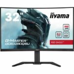 PC Monitor - IIYAMA - GCB3280QSU-B2 - 31.5 QHD - VA - 180Hz - 0.2ms - HDMI/DP/USB HUB - Adjustable stand - Curved 1500R - Black