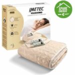 Heated Mattress Topper - Imetec - Bed Warmer for Double Bed 150 x 137 cm - 2 Controls with 2 Temperatures - Washable - Image 3