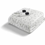 Heated Mattress Topper - Imetec - 2 Places Adapto, 150x160 cm - 6 Rapid Heating Temperatures - 100% Cotton - Constant Temperature
