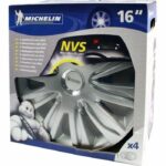 MICHELIN 4 wheel trims 16 Chromed NVS42