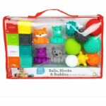 INFANTINO Senso Set of 8 soft balls, 8 sensory cubes and 4 animal sprinklers