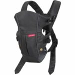 INFANTINO Baby Carrier - Swift - Ergonomic - Black/Blue - For Babies from 0 to 24 months