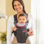 INFANTINO Baby Carrier - Swift - Ergonomic - Black/Blue - For Babies from 0 to 24 months - Image 6