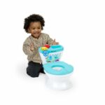 BABY EINSTEIN 2 in 1 Potty & Toilet Trainer, Innovative Toilet Training System, Flush with Music - Image 3
