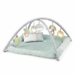 INGENUITY Calm Spring Extra Soft Baby Play Mat with 6 Detachable Sensory Toys