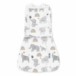 INGENUITY, Swaddling Bag, elephant sleeping bag, for mid-season TOG 1. Adjustable from 3 to 6 months, Oeko-Tex certified
