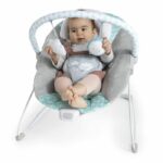 Ity Deckchair Bouncity Bounce, soothing vibrations, play arch with 2 toys, removable and machine washable - Goji - Image 2