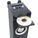 Inovalley HP49CD - Bluetooth sound tower - CD player and Karaoke function - 100W - FM radio - USB port - Aux-in input - Black – Bild 2
