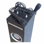 Inovalley HP49CD - Bluetooth sound tower - CD player and Karaoke function - 100W - FM radio - USB port - Aux-in input - Black – Bild 4