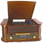 INOVALLEY RETRO29E-N Retro style vinyl Hifi system - Bluetooth 5.0 - 2x20W - CD / K7 audio player - FM radio - 2 USB port – Bild 2