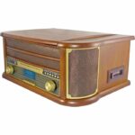 INOVALLEY RETRO29E-N Retro style vinyl Hifi system - Bluetooth 5.0 - 2x20W - CD / K7 audio player - FM radio - 2 USB port – Bild 4