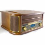 INOVALLEY RETRO29E-N Retro style vinyl Hifi system - Bluetooth 5.0 - 2x20W - CD / K7 audio player - FM radio - 2 USB port – Bild 5