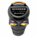 Luminous karaoke speaker - INOVALLEY - KA129-XXL - Bluetooth V5.0 - 90 cm - 1000 W - 3 x 8'' speakers - Wireless microphone included - Image 3