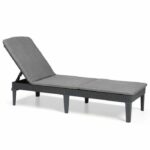 ALLIBERT JAIPUR Sunlounger - woven resin imitation - Gray - Image 2