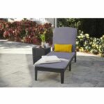 ALLIBERT JAIPUR Sunlounger - woven resin imitation - Gray - Image 6