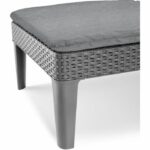 Allibert by Keter - Jaipur - Sunbathing in Imitation Rattan Braided - Gray - Image 6