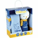 T'choupi Baby Birth Box with Soft Toy and Rattle Plush +/- 25 cm - JEMINI - Ideal for a birth gift.