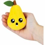 Set of 18 surprise bags - JEMINI - Surprise Market - Fruit or vegetable plush +/- 10 cm, stickers and memo cards - Image 2