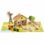 My wooden farm - Construction game - JEUJURA - 145 pieces - Image 2