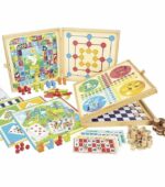 JEUJURA Classic Games Box - 150 rules - Wooden pawns - Image 2