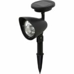 GALIX Plastic solar spotlight - Black – Bild 3
