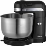 JOCCA Food Processor - 3.5 L Stainless Steel Bowl - 5 Speeds - Black and Grey