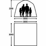 Inflatable shelter - KAMPA - AIR Shleter 300 - 3 x 3 m - Grey and black - Image 2