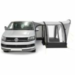 Inflatable Van Awning - KAMPA - Sprint Air - 68D Weathershield Material, Kampa AIR Frame, Compact Space, Rain Inlet